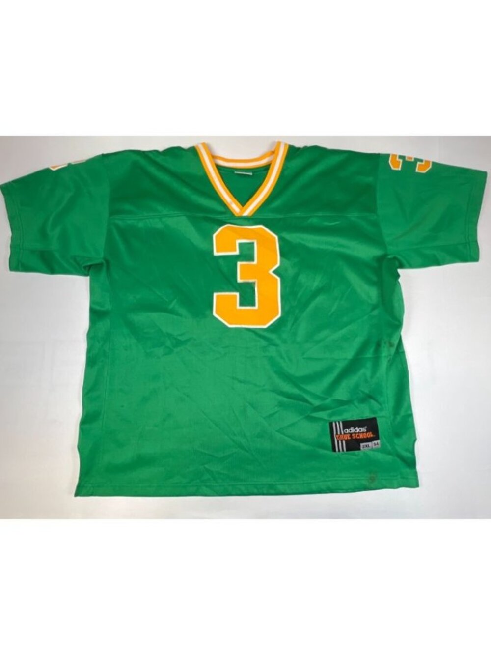 VTG Adidas True School Joe Montana Notre Dame Fighting Irish Jersey Size 54 2XL